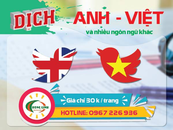 Dịch tiếng anh giá rẻ tại Hà Nội